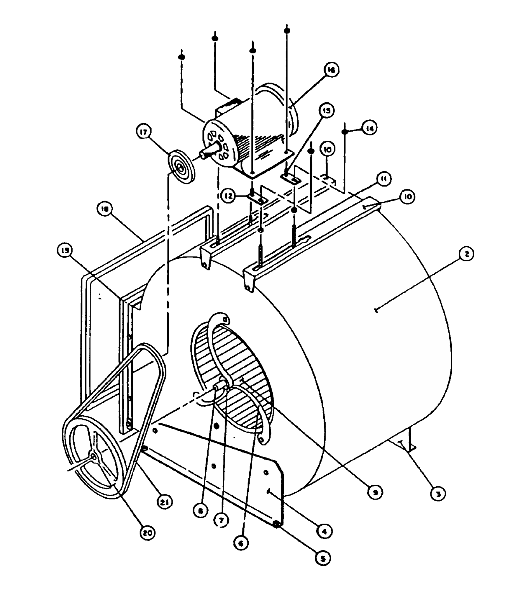 Blower Motor 2/3 HP Assembly Blower Motor 2/3 HP Assembly